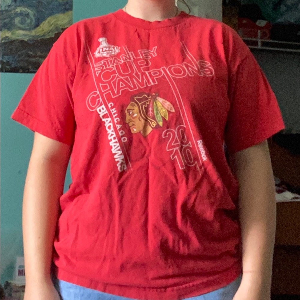 Stanley cup champions Reebok tee